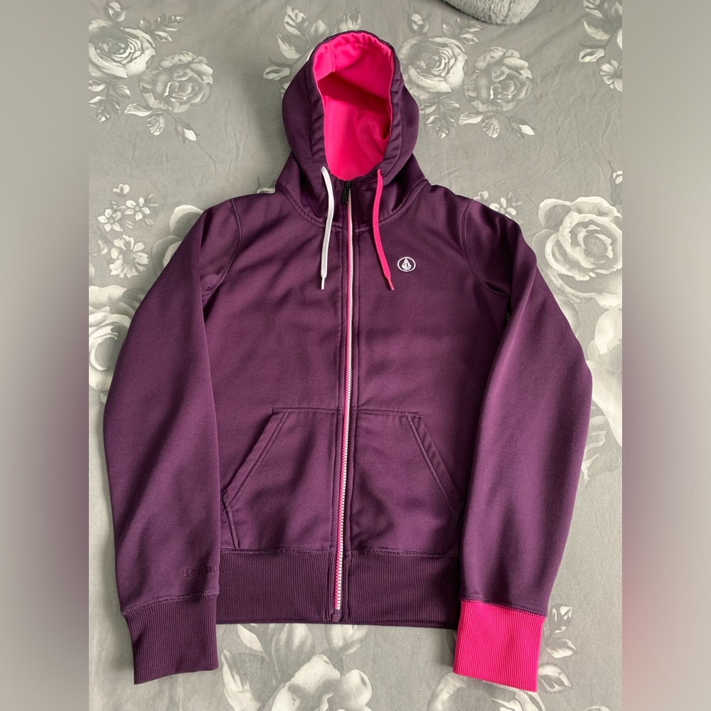Volcom zip up sz small